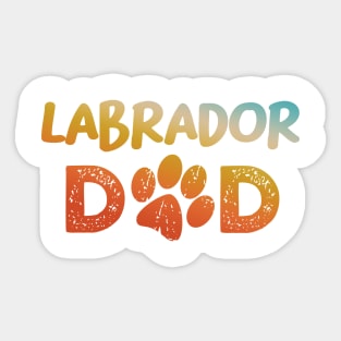 Labrador Dad Sticker